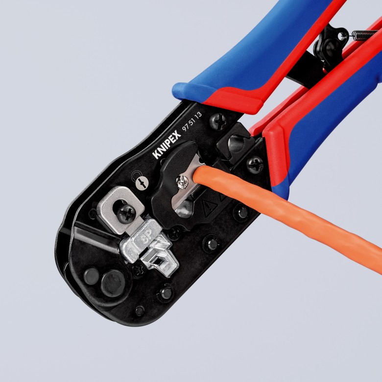 KNIPEX Crimpwerkzeug - für Westernstecker Typ, Ansicht 4