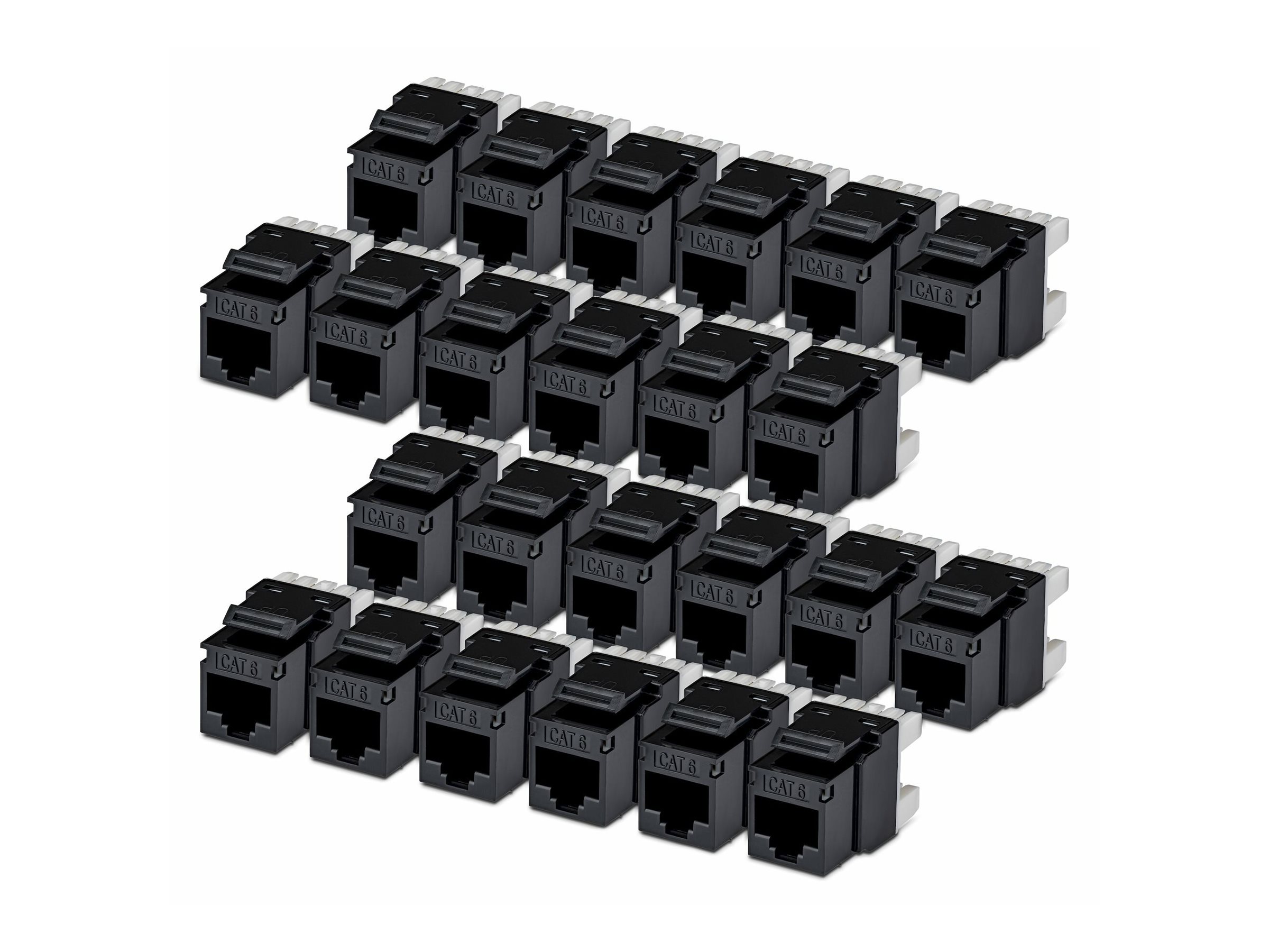 StarTech.com Cat6 Keystone Jack 24-Pack 180-Deg - Netzwerk - CAT 6