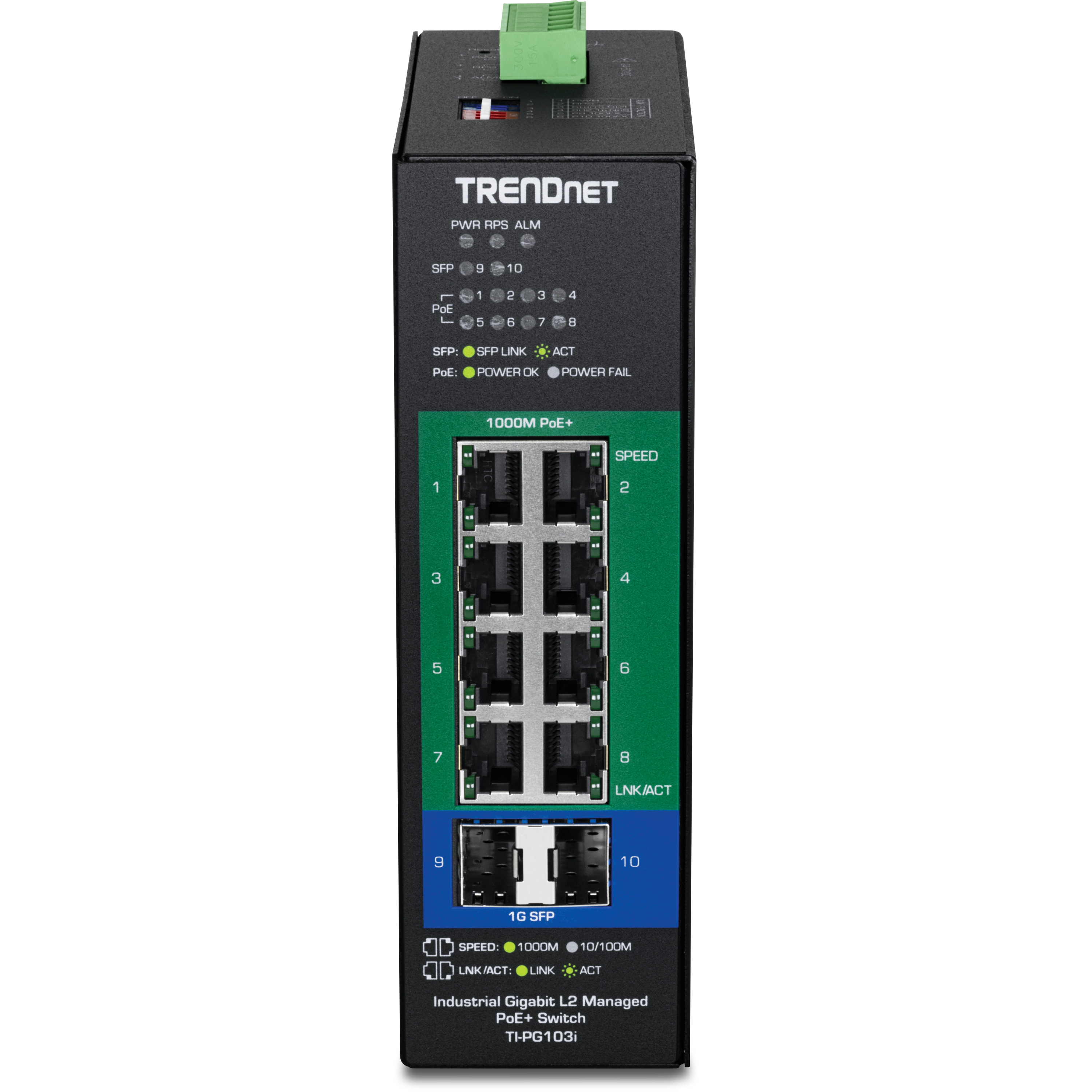 TRENDnet Industrial L2 - Switch - 1 Gbps, Ansicht 2