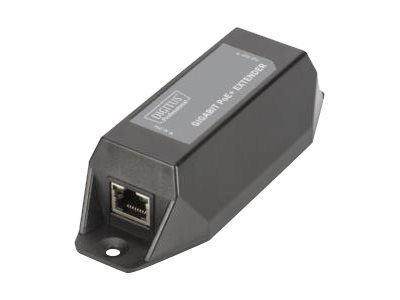 DIGITUS Professional PoE+ Extender - Repeater - 1GbE - RJ-45 / RJ-45 - bis zu 100 m