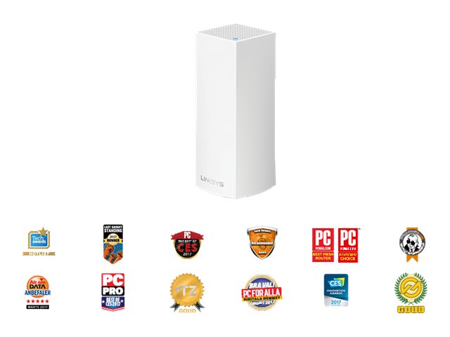 Linksys VELOP Whole Home Mesh Wi-Fi System WHW0301 - Wireless Router - 802.11a/b/g/n/ac - Tri-Band