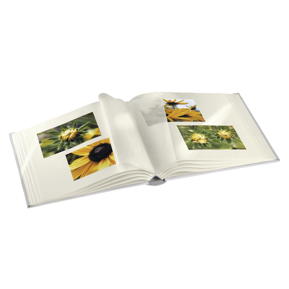 Hama Jumbo-Album Skies, 30x30 cm, 60 weiße Seiten, Beige, Ansicht 4