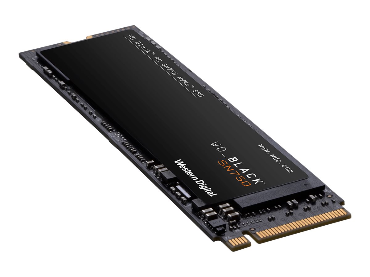 WD_BLACK WD Black SN750 NVMe SSD WDS100T3X0C - SSD - 1 TB - intern - M.2 2280 - PCIe 3.0 x4 (NVMe)