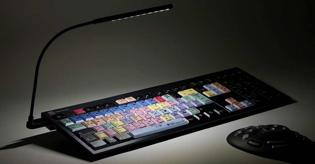 Logickeyboard Adobe Premiere Pro CC - Full-size (100%) - Verkabelt - USB - Mehrfarbig - TL: Deutsch, QWERTZ, Ansicht 2