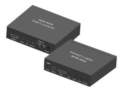 Techly IDATA HDMI-EA74K - Audio-Disembedder, Ansicht 2