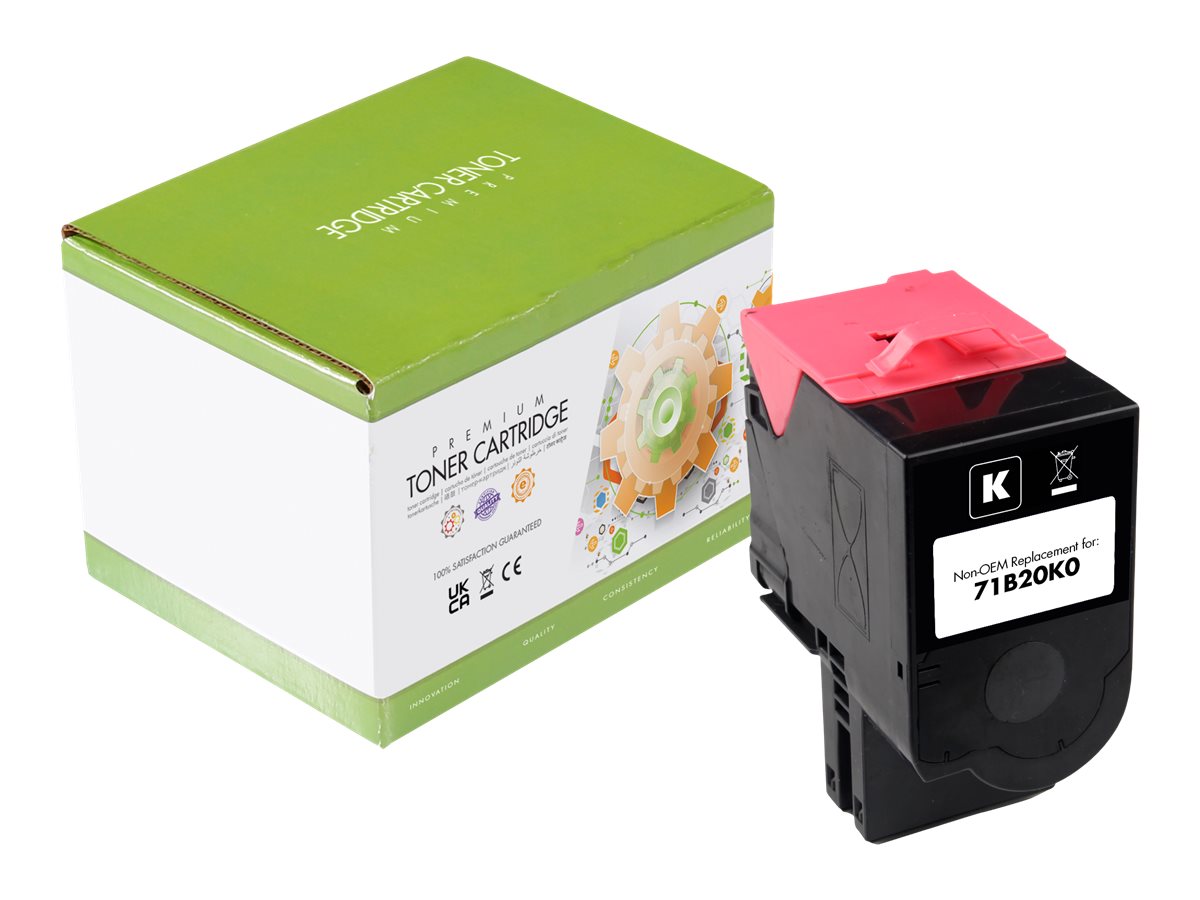 Static Control ALSO - Schwarz - kompatibel - Tonerpatrone (Alternative zu: Lexmark 71B20K0)