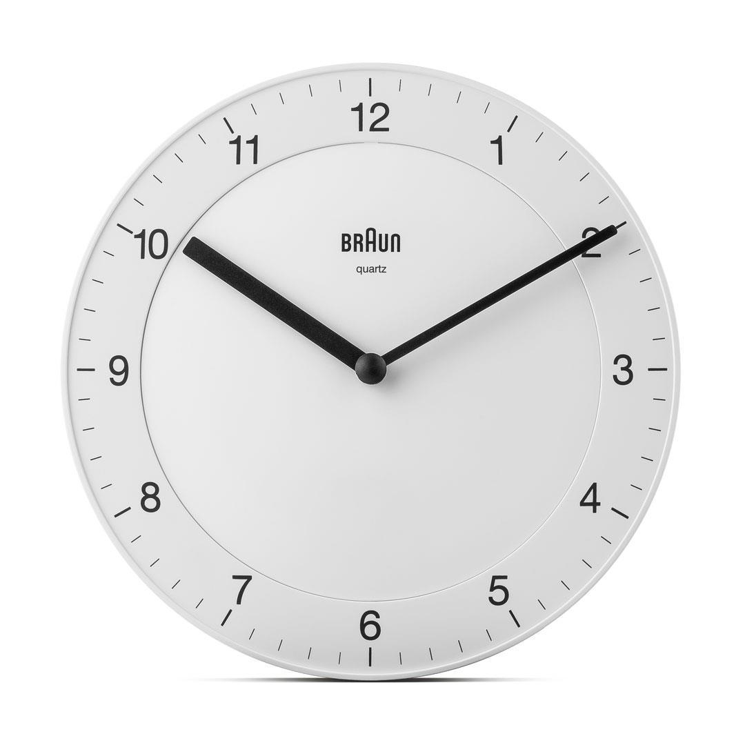 Braun BC06W - Wand - Quarzuhr - Rund - Weiß - Erwachsene - AA, Ansicht 2