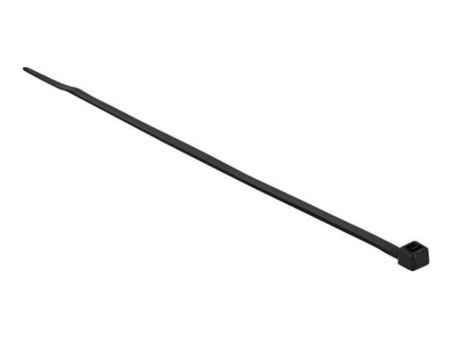 Delock - Kabelbinder - wärmebeständig - 30 cm - Schwarz (Packung mit 100)