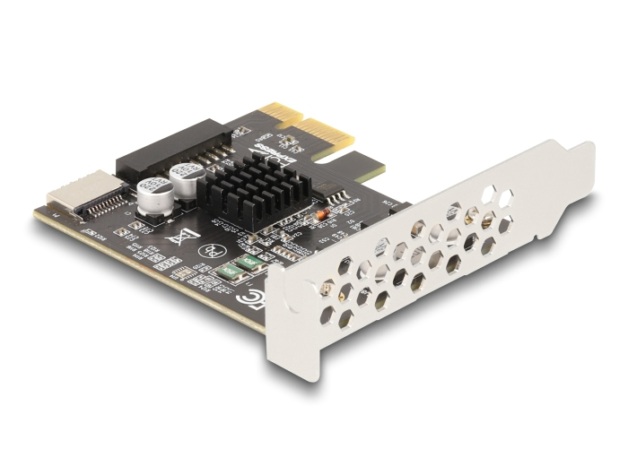 Delock PCI Express x1 Karte zu 1 x intern USB 5 Gbps Typ-E Key A und 1 19 Pin - PCI-Express, Ansicht 3