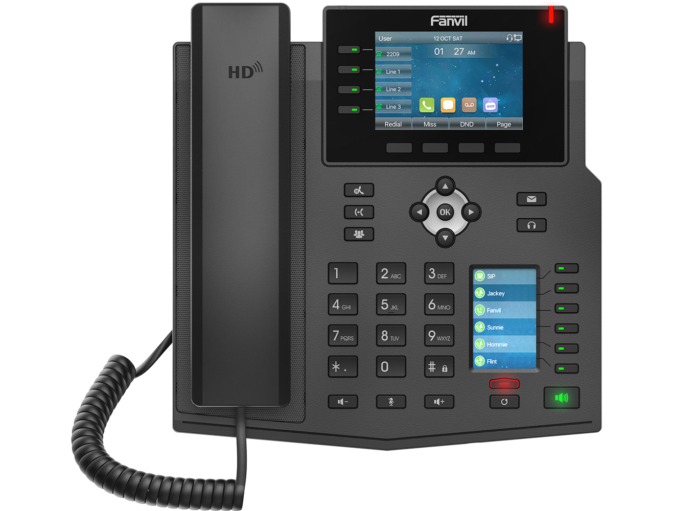 Fanvil X5U V2 High-end business phone with Gigabit SIP POE - SIP, Ansicht 2