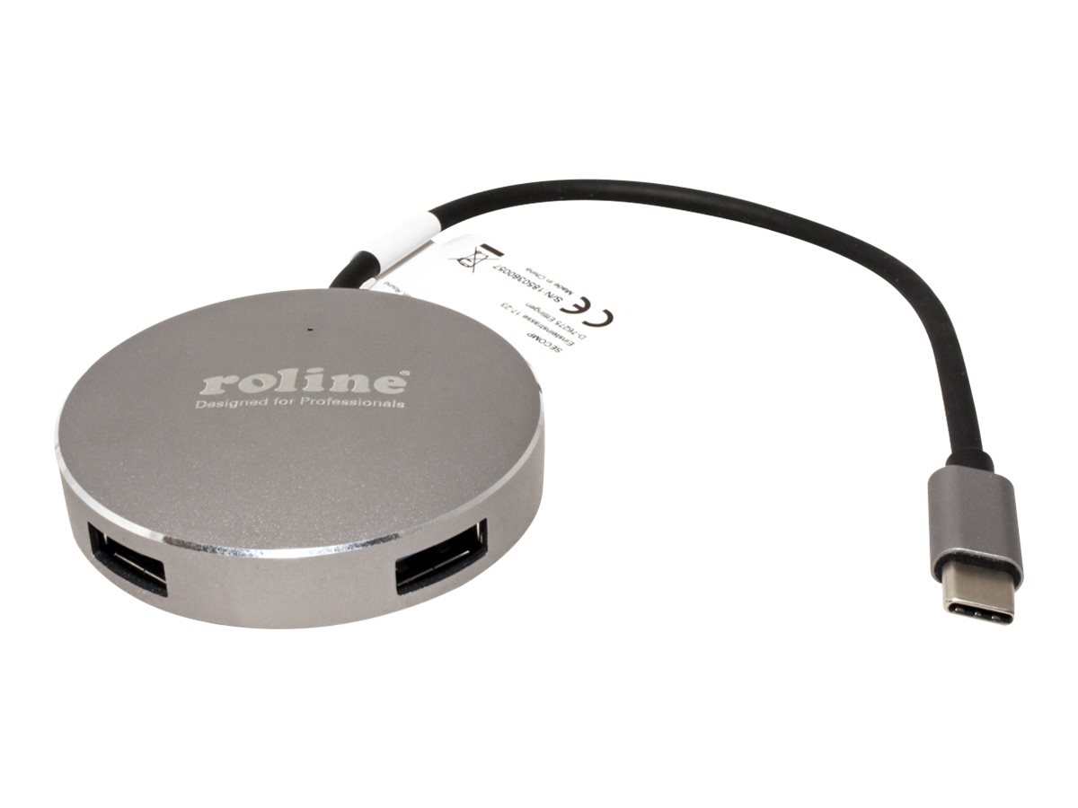 ROLINE - Hub - 4 x SuperSpeed USB 3.0 - Desktop