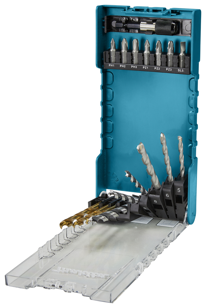 Makita D-74887 Bohrer- Bit-Set 17-tlg., Ansicht 2