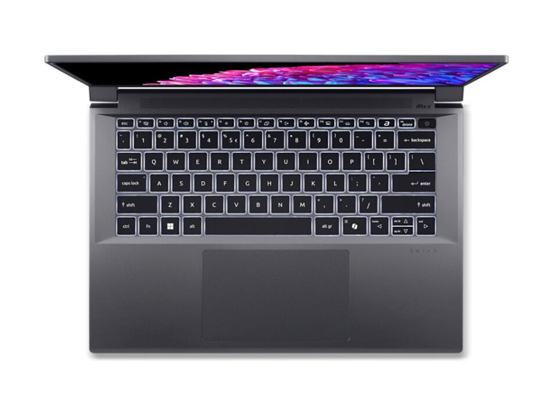 Acer Swift X 14 SFX14-72G - Intel Core Ultra 5 125H / 1.2 GHz - Win 11 Pro - GF RTX 4050 - 32 GB RAM - 1.024 TB SSD NVMe - 36.8 cm (14.5")