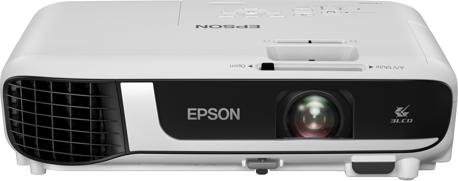 Epson EB-W51, 4000 ANSI Lumen, 3LCD, WXGA (1280x800), 16000:1, 16:10, 838,2 - 8128 mm (33 - 320&quot;)