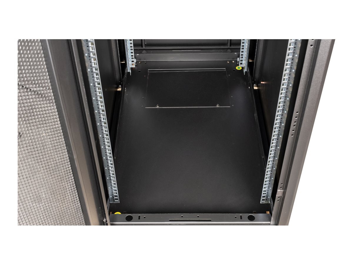 ROLINE 19 Zoll Serverschrank Basic 42 HE 600x1000 BxT perforiert schwarz, Ansicht 4