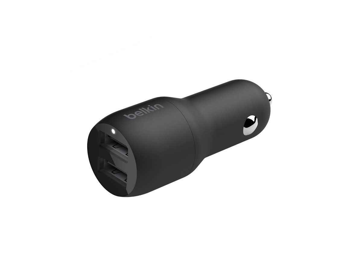 Belkin BoostCharge Dual Charger - Auto-Netzteil - 24 Watt - 4.8 A - 2 Ausgabeanschlussstellen (USB), Ansicht 5