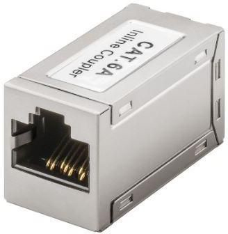 MicroConnect W125725849 - Flach - Metallisch - RJ-45 - RJ-45 - Weiblich - Weiblich, Ansicht 3