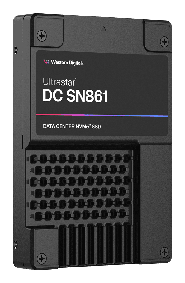 WD Ultrastar DC SN861 WUS6BA176PSP9X3 - SSD - Datencenter - 7.68 TB - intern - 2.5 (6.4 cm), Ansicht 4