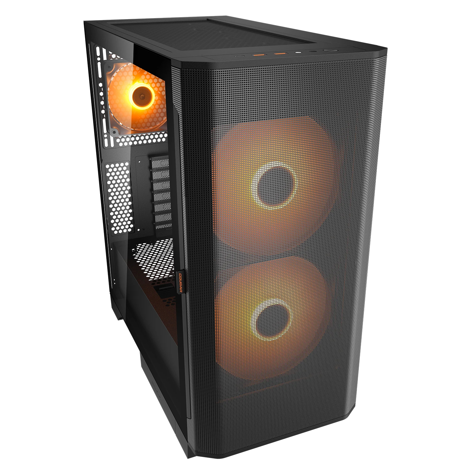 Cougar Gehäuse Midi-Tower Airface FLO ARGB Schwarz - Midi/Minitower - ATX, Ansicht 3