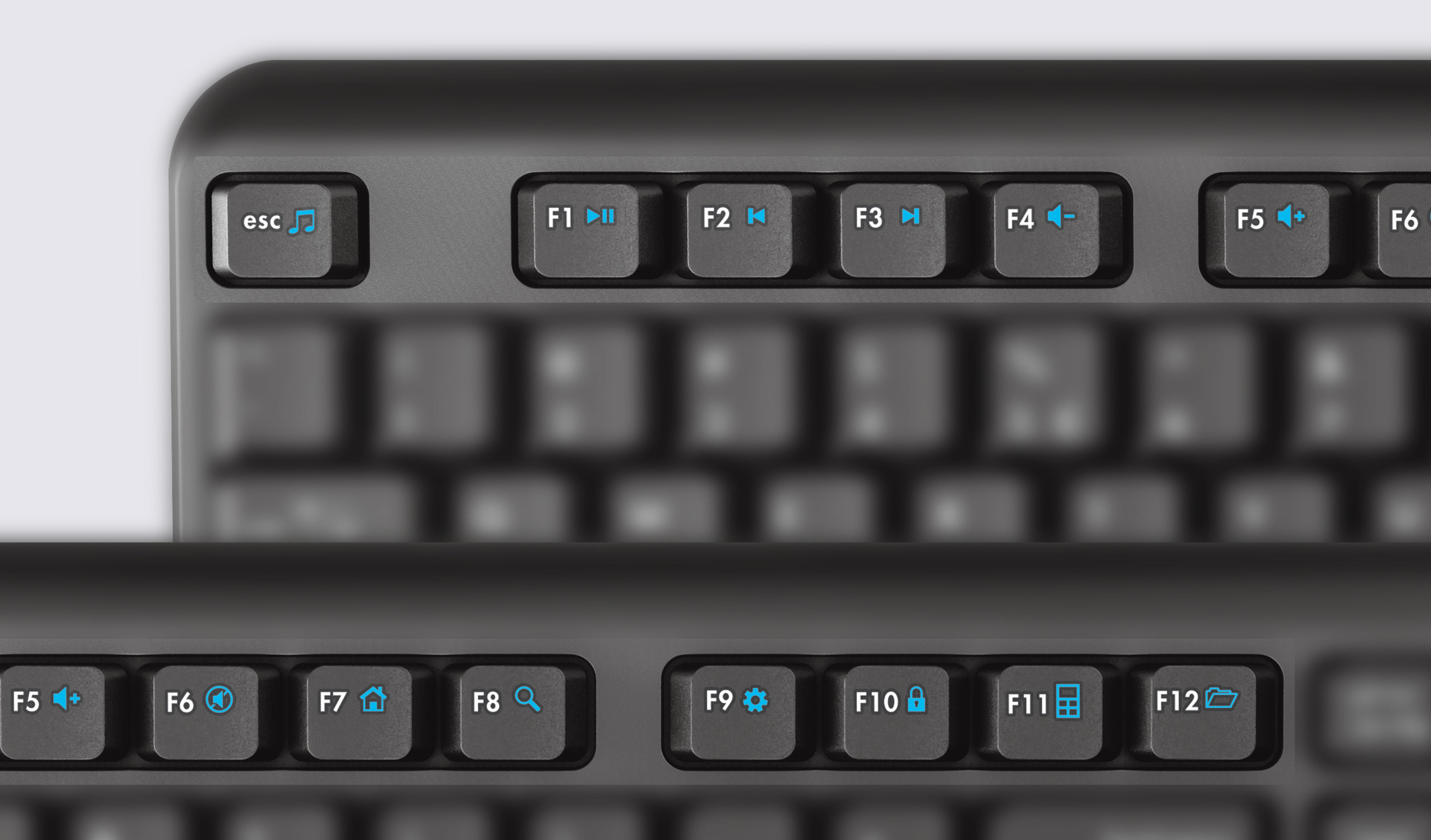 Trust TK-350 - Tastatur - kabellos - 2.4 GHz - TL: Deutsch, QWERTZ, Ansicht 2