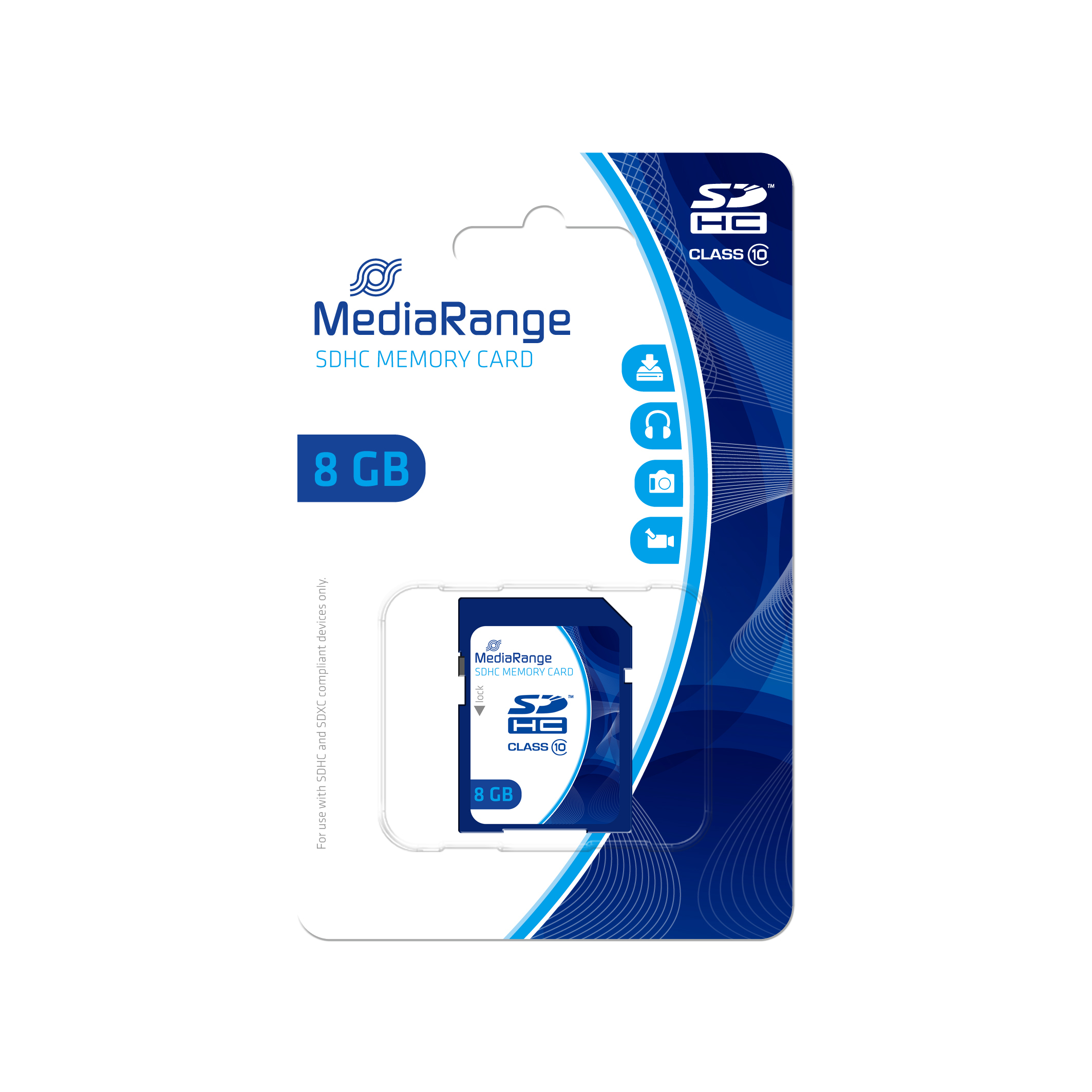 MEDIARANGE Flash-Speicherkarte - 8 GB - Class 10, Ansicht 2