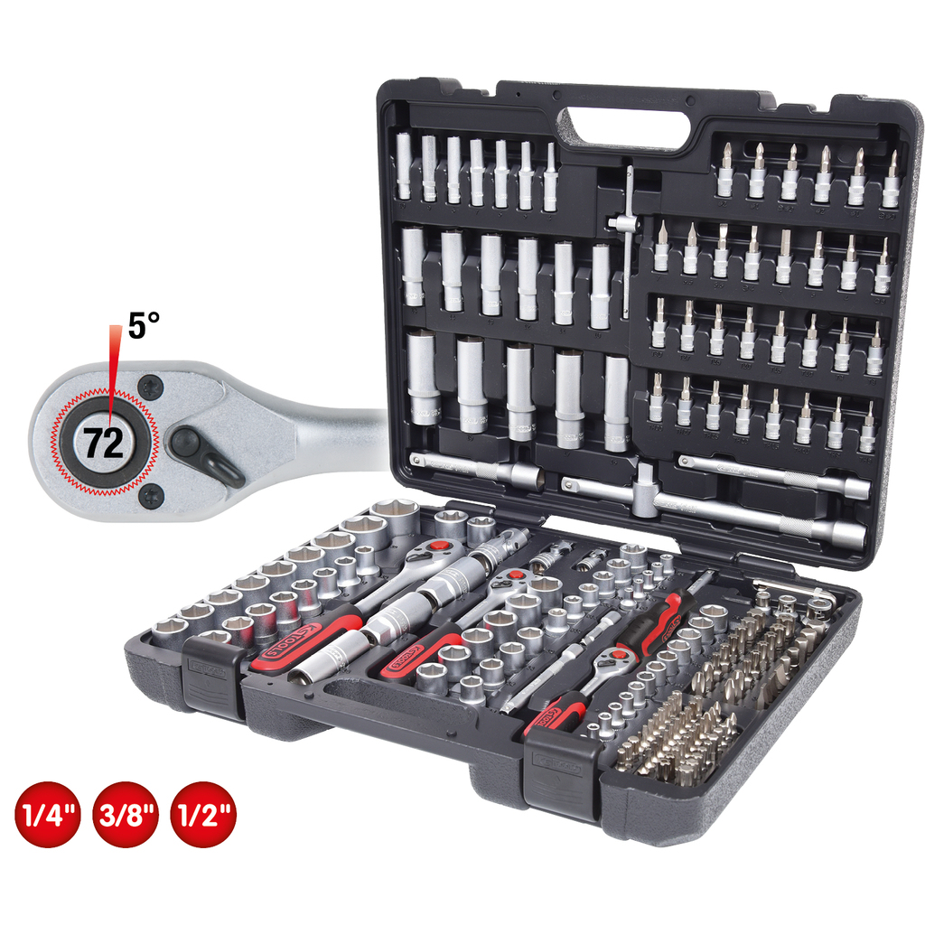 KS TOOLS Knarre - 195 Stücke - 1/2", 1/4", 3/8", Ansicht 2