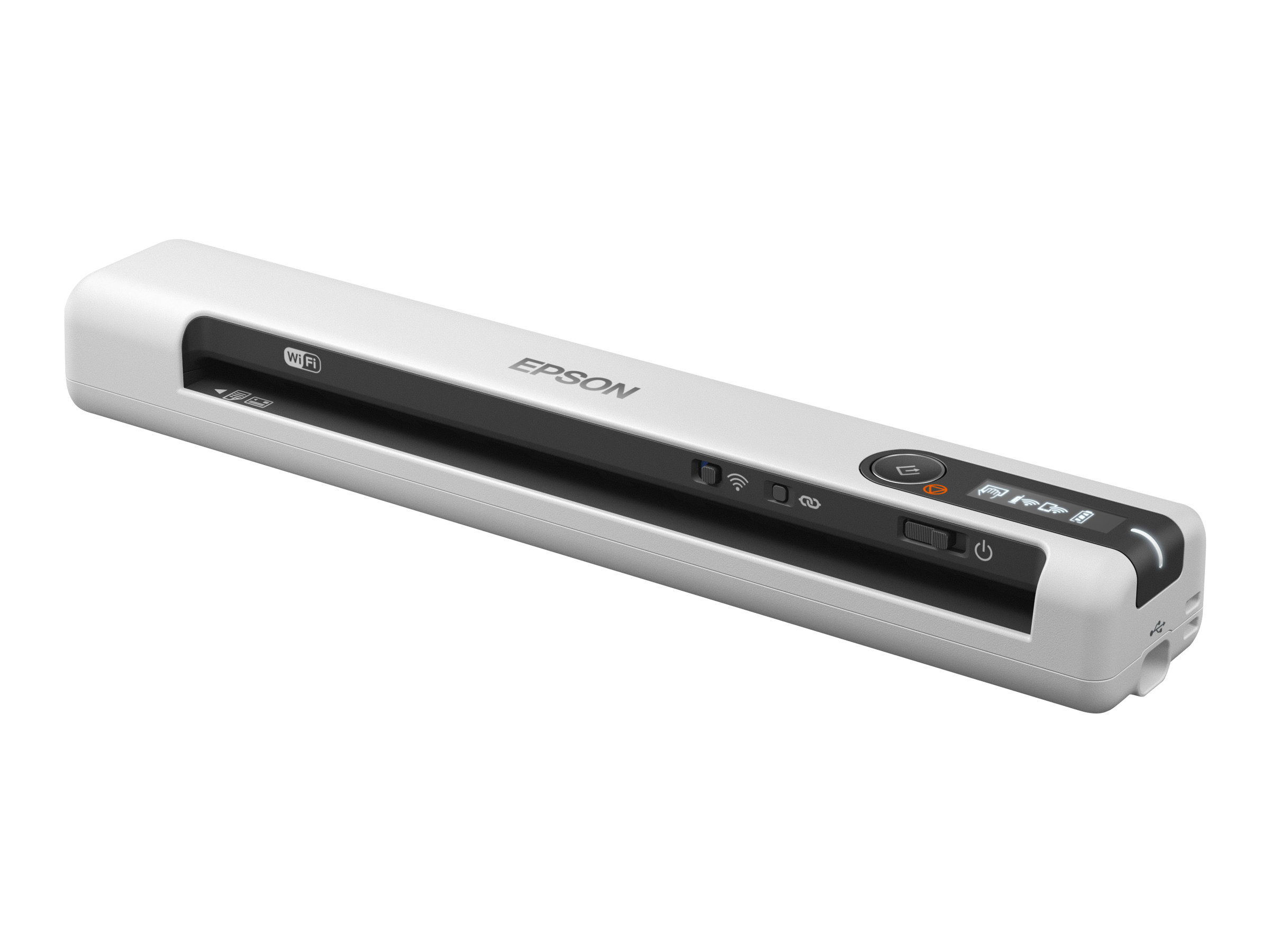 Epson WorkForce DS-80W - Dokumentenscanner - A4 - 600 dpi x 600 dpi - bis zu 15 Seiten/Min. (einfarbig) (B11B253402)