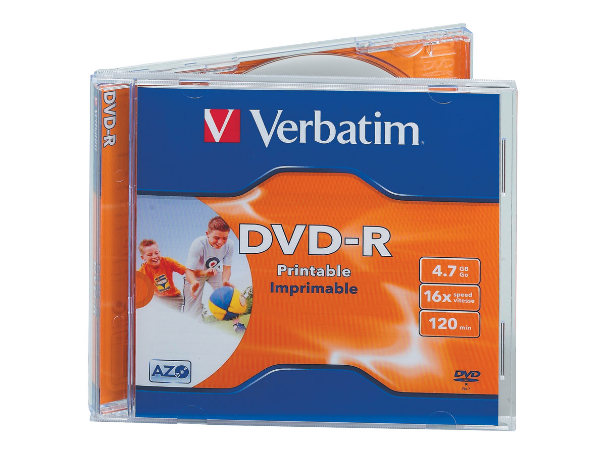 Verbatim Opt Media DVD-R Verbatim 4.7GB 10pcs P (43521)