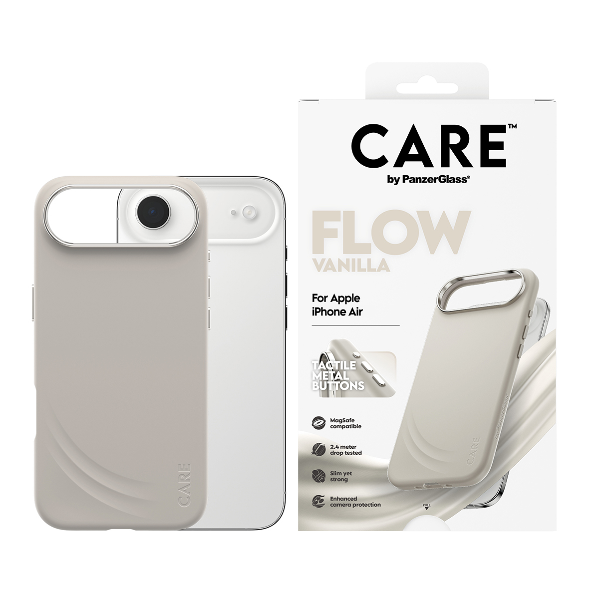 PanzerGlass CARE by PG FF Vanilla MagS iPhone 17 Air, Ansicht 2