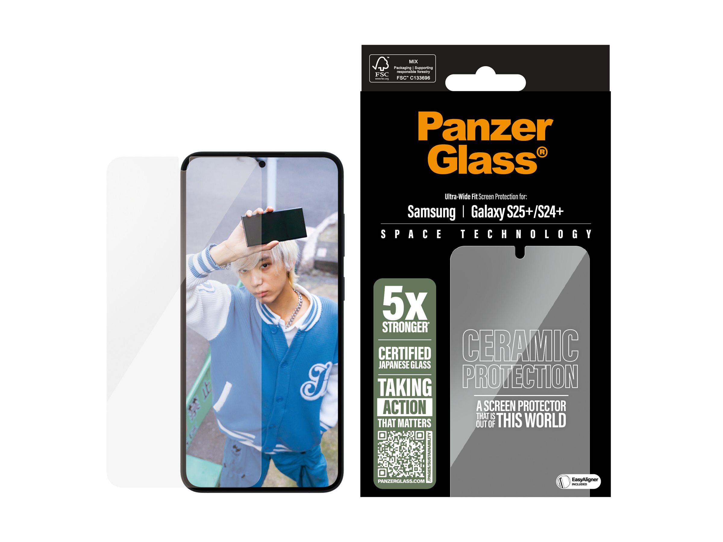PanzerGlass Ceramic Protection - Bildschirmschutz für Handy, Ansicht 3