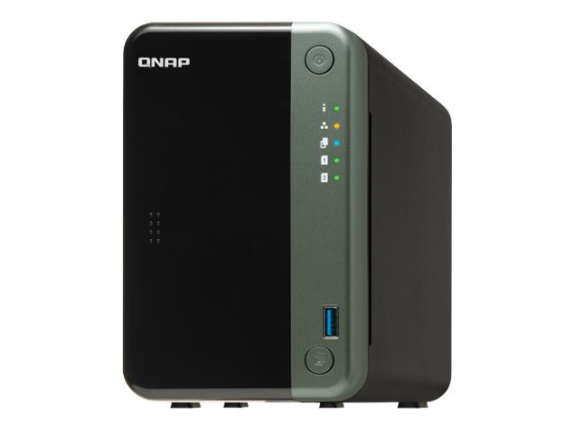QNAP TS-253D - NAS-Server - 2 Schächte - SATA 6Gb/s - RAID 0, 1, JBOD - RAM 4 GB