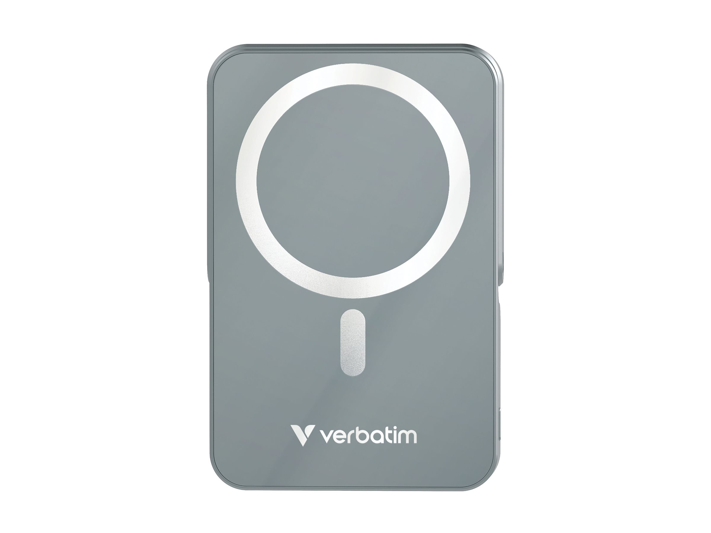 Verbatim Charge 'n' Go - Induktive Power Bank - magnetisch, mit Ständer - Li-Pol - 10000 mAh - 20 Watt - 3 A - Grau, Ansicht 4