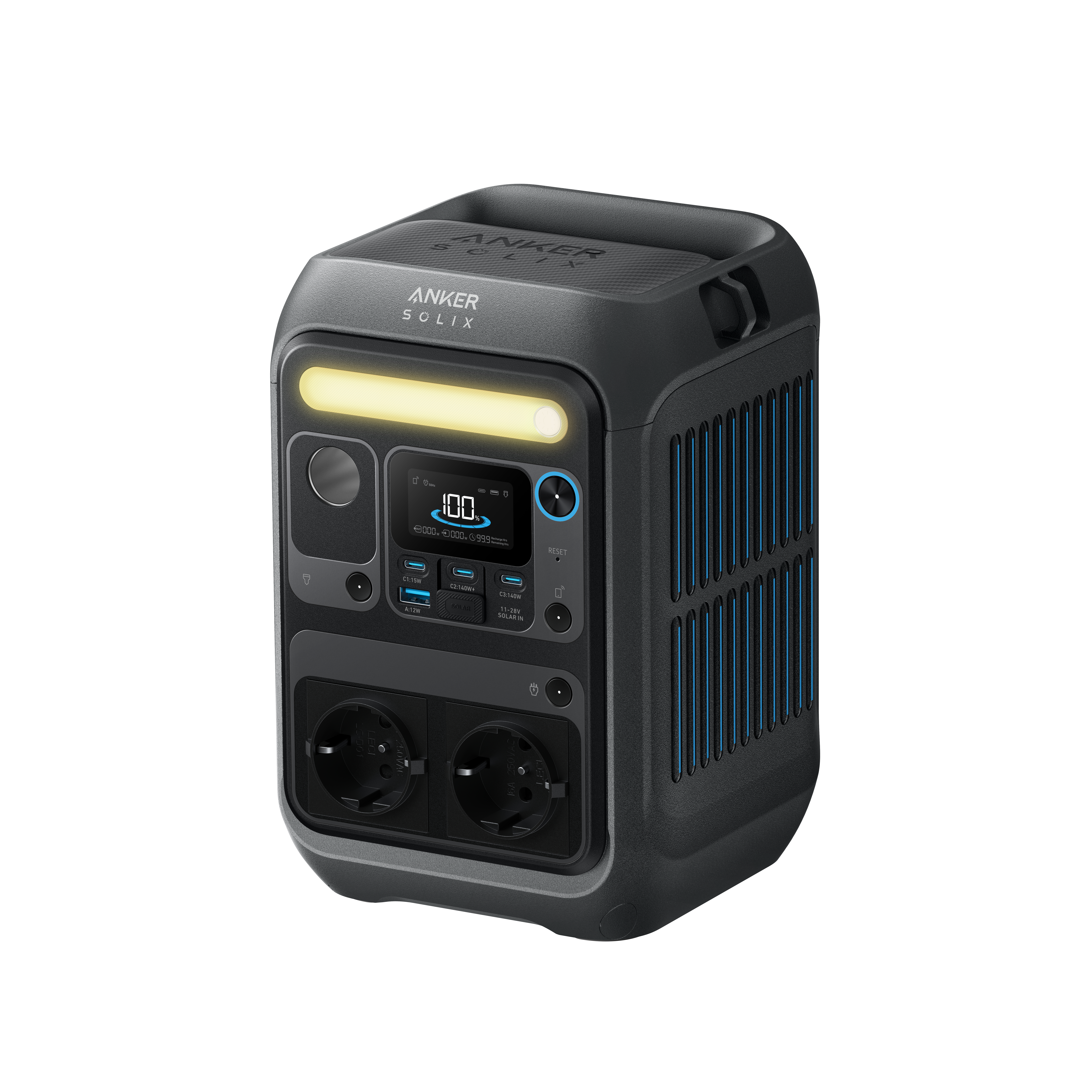 Anker Innovations Anker SOLIX C300X - Tragbares kraftwerk - Wechselstrom 220-240 V, Ansicht 2