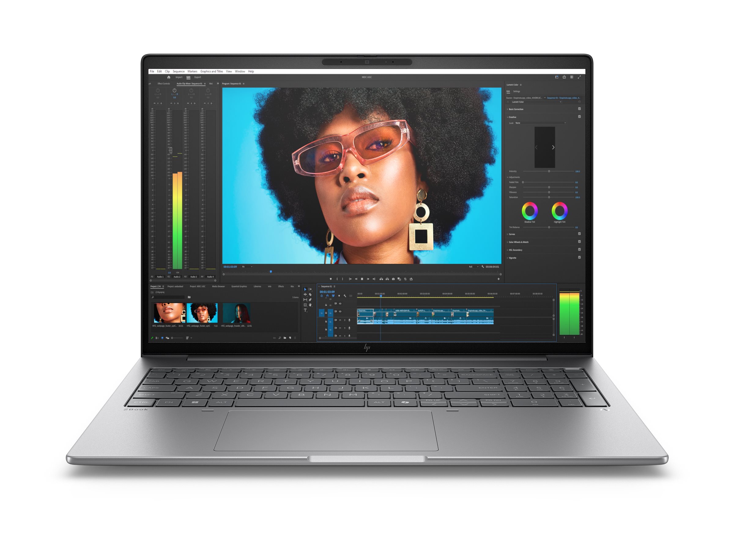 HP ZBook 8 G1i Mobile Workstation - Intel Core Ultra 7 265H / 2.2 GHz - vPro Enterprise - Win 11 Pro - RTX 500 Ada - 64 GB RAM - 2 TB SSD NVMe, TLC - 40.6 cm (16")