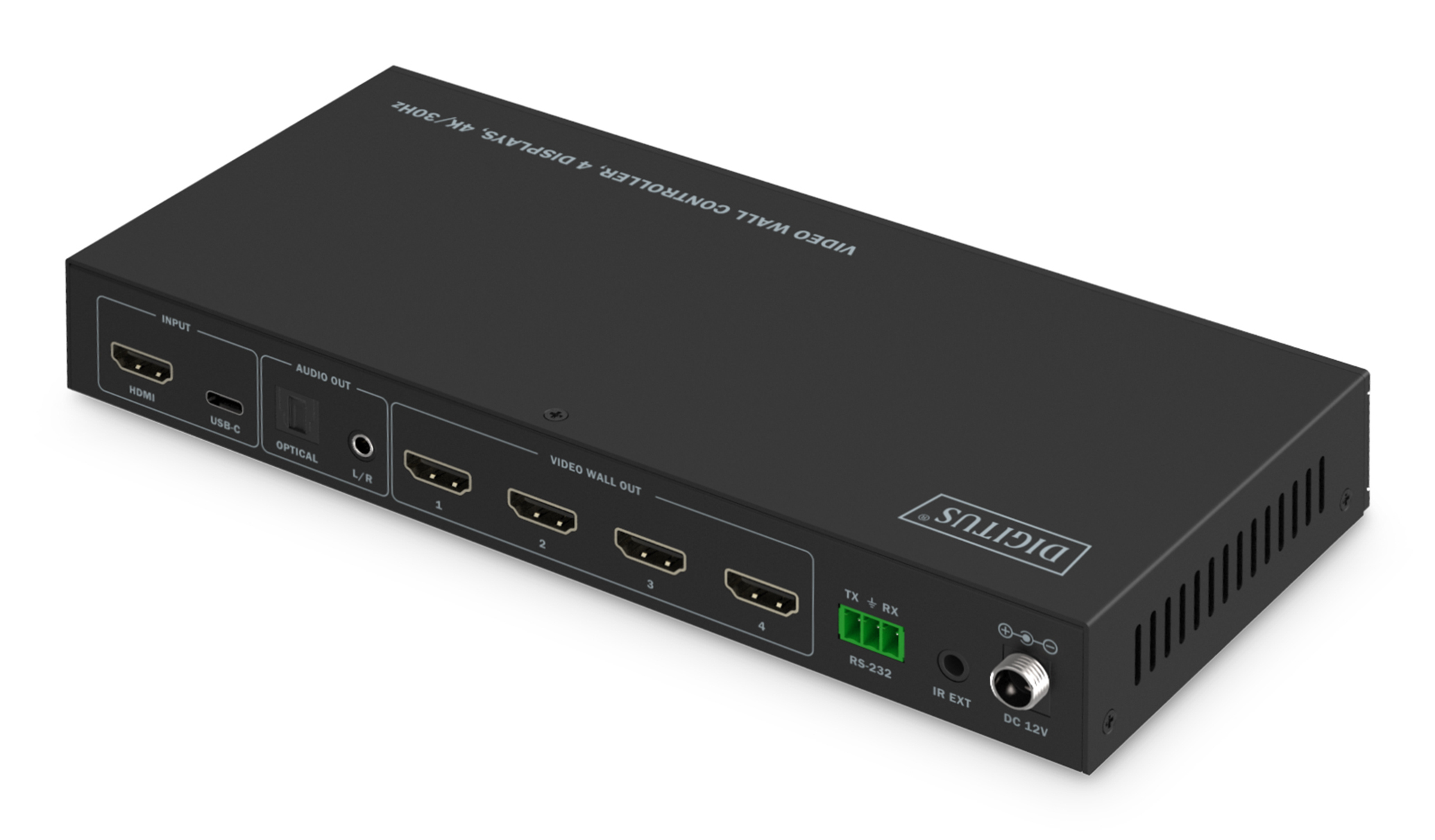 DIGITUS Video Wall Controller, 4 Displays, 4K/30Hz, Ansicht 2