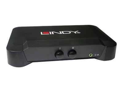Lindy VGA & Audio Switch 2:1 - Video/Audio-Schalter - 2 x VGA/Audio - Desktop