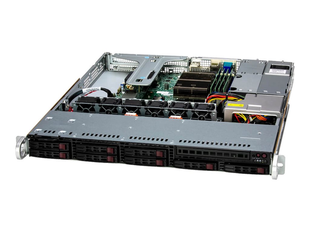 Supermicro UP SuperServer 111R-M - Server - Rack-Montage - 1U - 1-Weg - keine CPU - RAM 0 GB - SATA/SAS - Hot-Swap 6.4 c