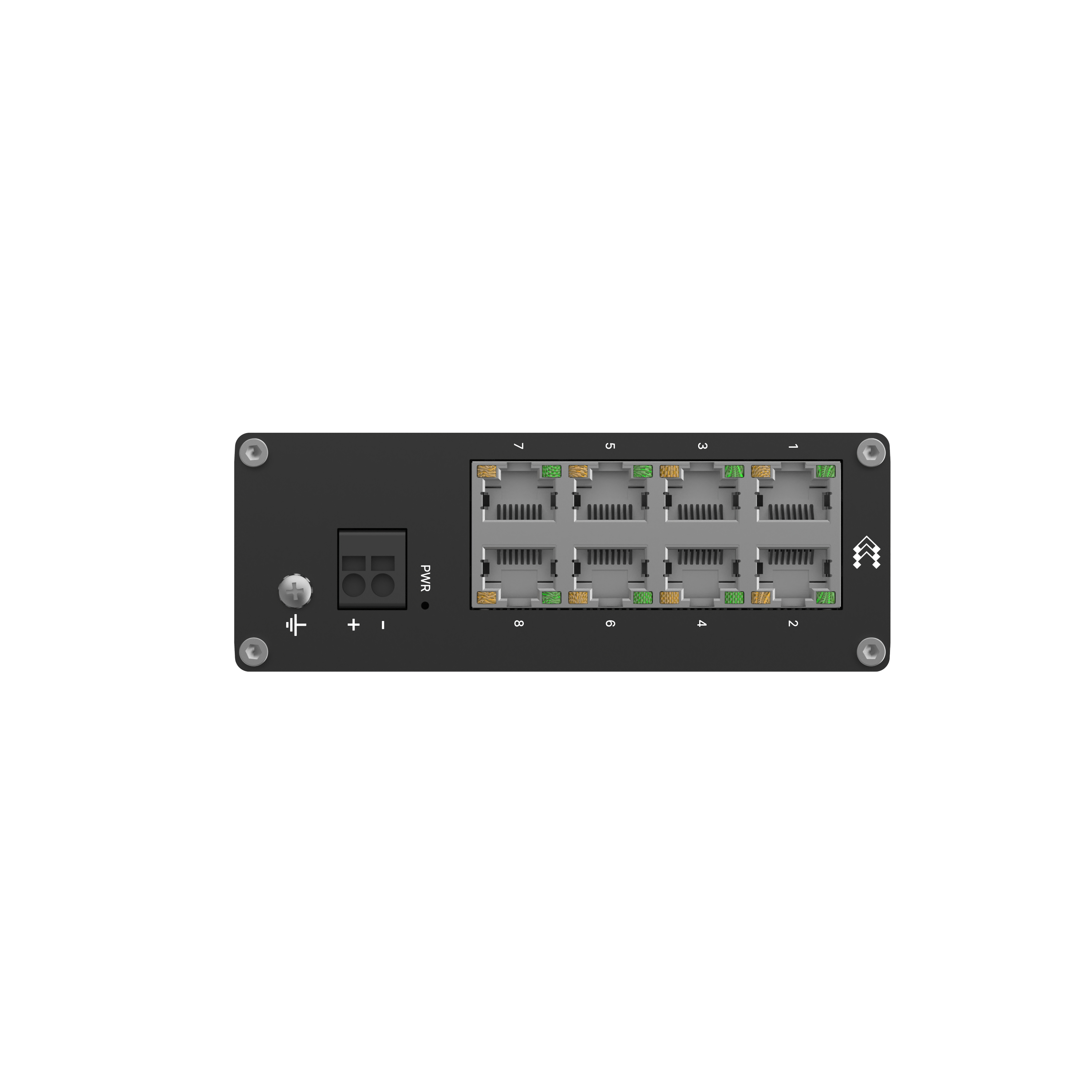 Teltonika · Switch· TSW030 8 Port 10/100 Industrial unmanaged - Switch - 0,1 Gbps, Ansicht 2