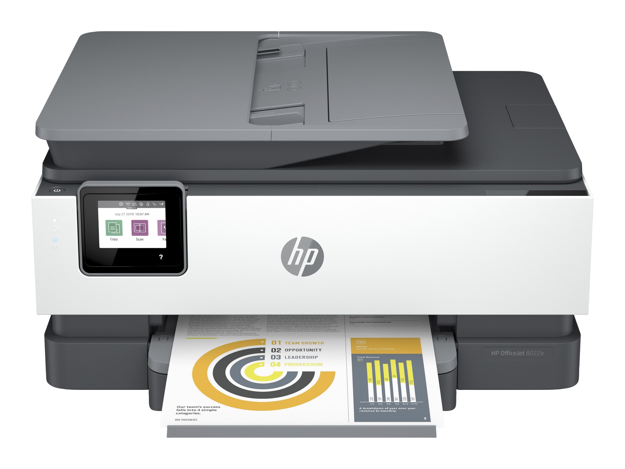 Hewlett Packard (HP) HP OfficeJet Pro 8022e HP+ A-i-O A4, Tinte, 20/10S. SW/Col., MF
