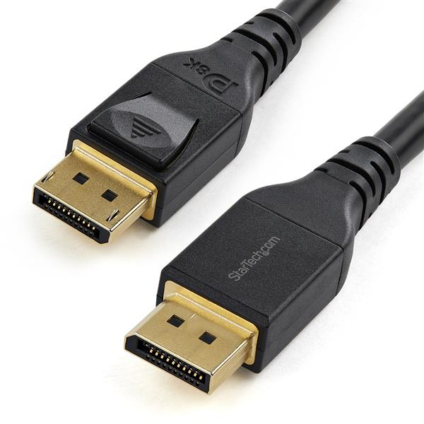 StarTech.com DisplayPort 1.4 Kabel ( 4m, 8K bei 60Hz, HBR3, HDR, vergoldet, VESA-zertifiziert) - DisplayPort-Kabel, Ansicht 2