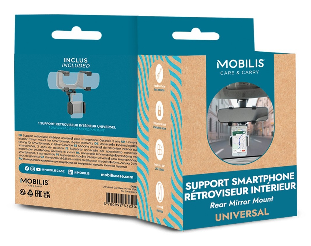 Mobilis Universal Car Rear Mirror Mount for Smar, Ansicht 3