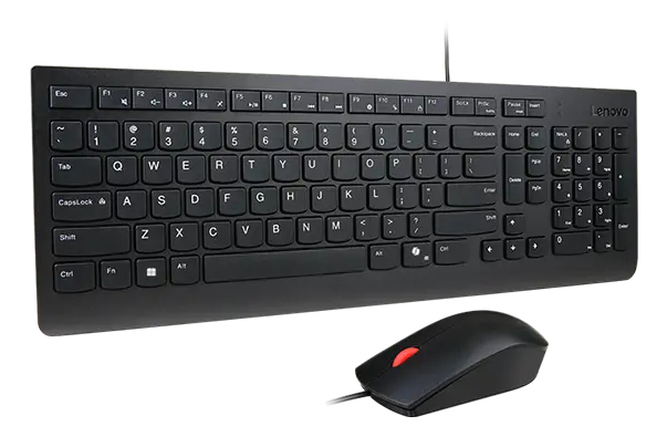 Lenovo Essential Wired Combo - Tastatur-und-Maus-Set - TL: Nordisch, QWERTY, Ansicht 2