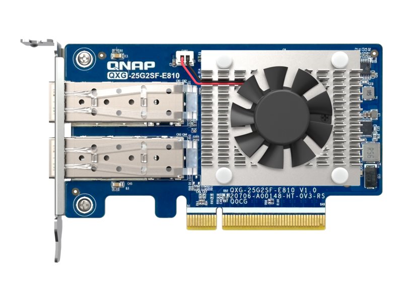 QNAP QXG-25G2SF-E810 - Netzwerkadapter - PCIe 4.0 x8 Low-Profile