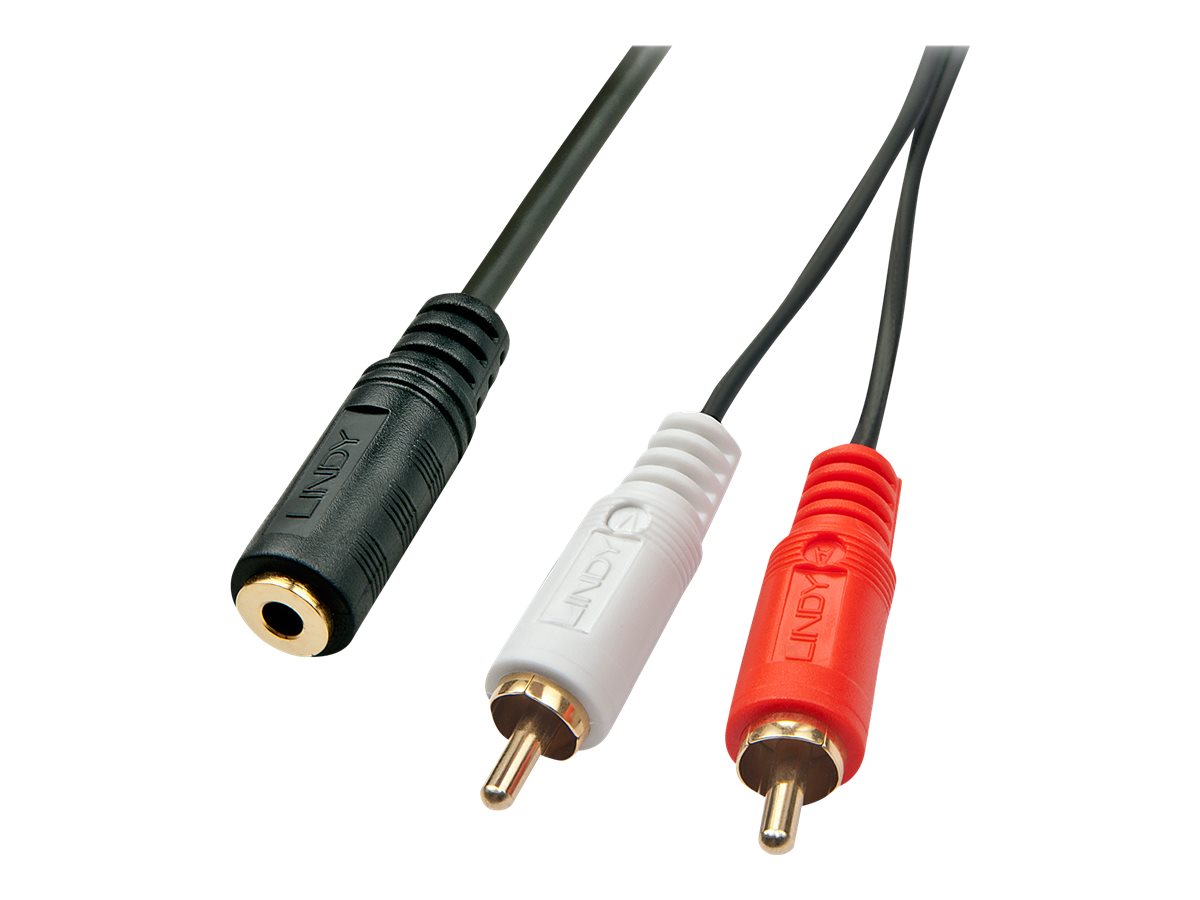Lindy Premium - Audio-Adapter - 0.08 mm² - Stereo Mini-Klinkenstecker (W)