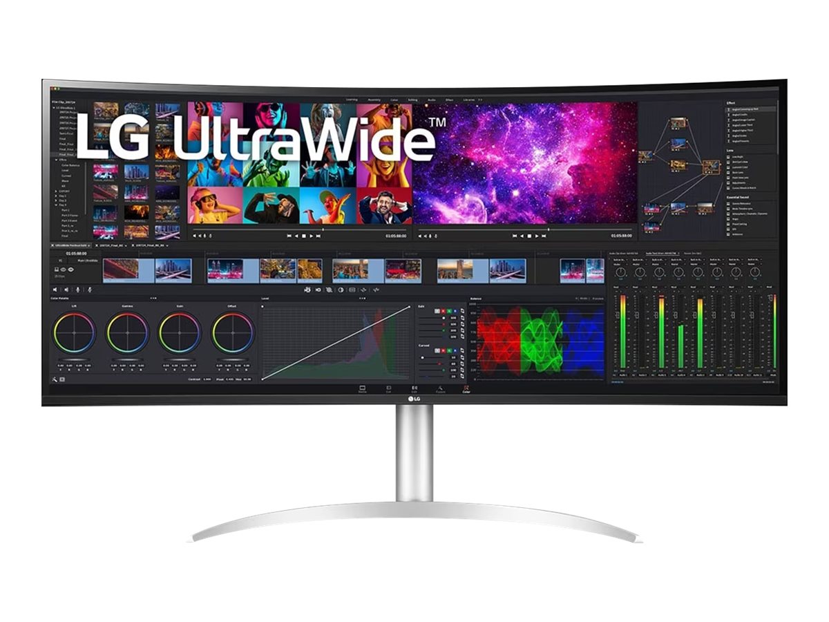 LG UltraWide 40WP95XP-W - LED-Monitor - gebogen - 101.6 cm (40")