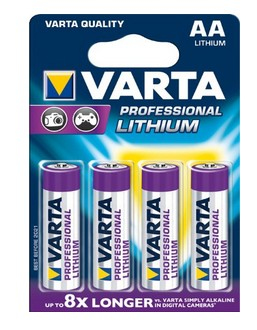 Varta Professional Lithium - Batterie 4 x AA-Typ, Ansicht 2