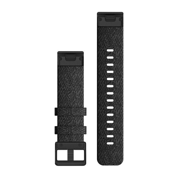 Garmin QuickFit - Uhrarmband für Smartwatch - Heathered Black, black hardware, Ansicht 3