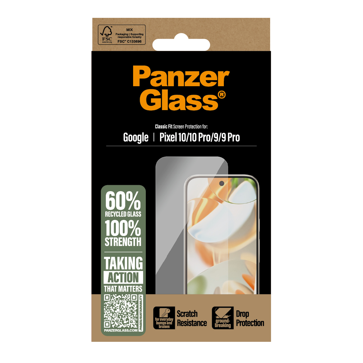 PanzerGlass Displayschutzglas Google Pixel 10 10 Pro 9, Ansicht 4