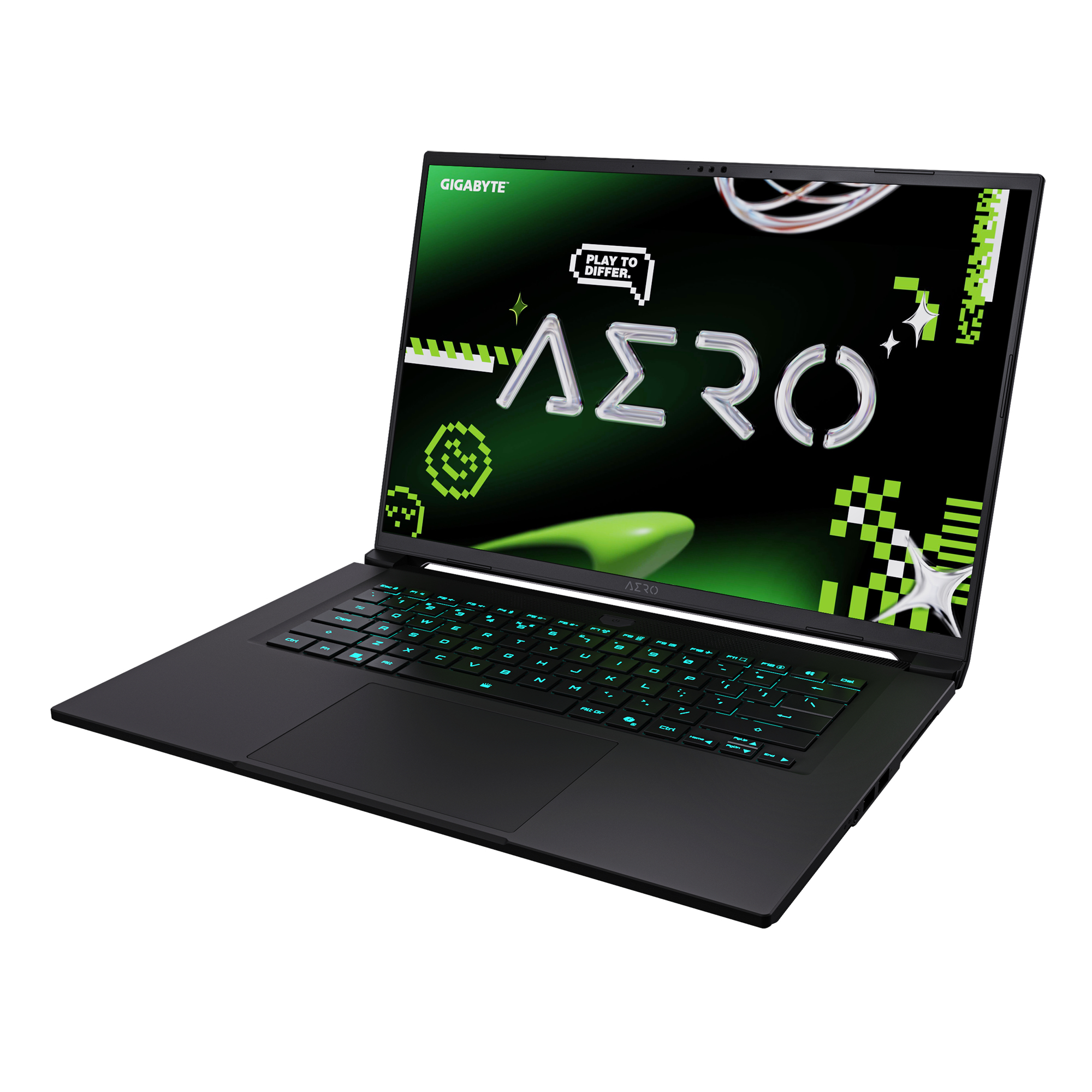 Gigabyte AERO X16 1WH93DEC64AH - AMD Ryzen 7 PRO 350 - 32 GB RAM - 1 TB NVMe - 16 - TL: Deutsch, QWERTZ, Ansicht 4