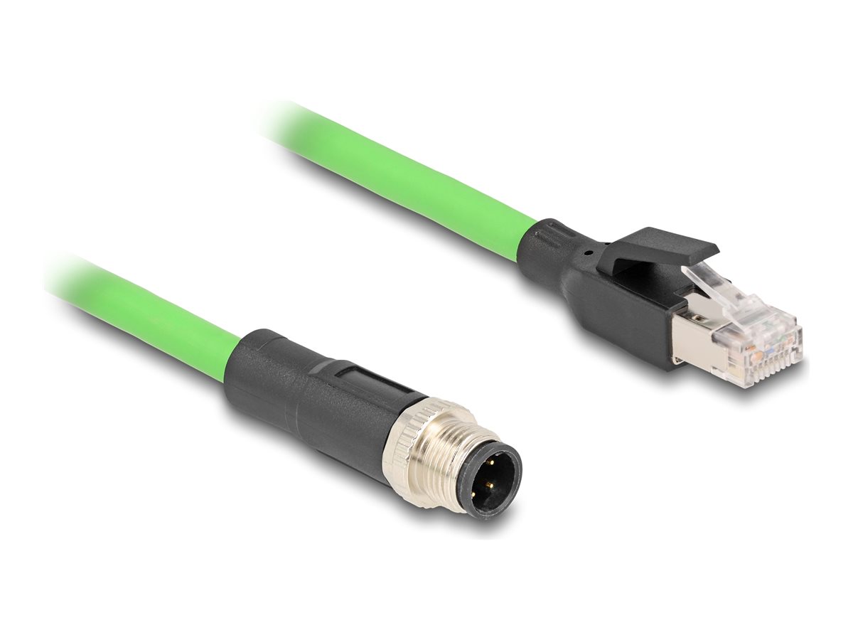 Delock Netzwerkkabel - M12 (4-polig) (M) zu RJ-45 (M)